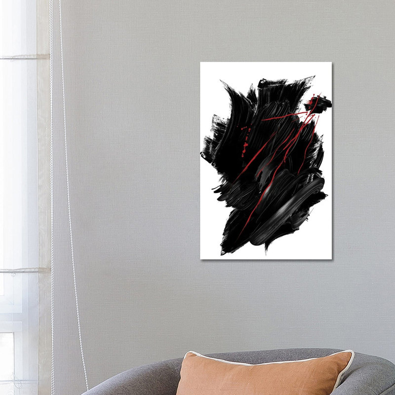 Red | Ink by Danilo De Alexandria - Wrapped Canvas Gallery-Wrapped Canvas Giclée, 66.04 cm H x 45.72 cm W