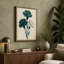 Carnations in Teal and Cream Botanical - Wrapped Canvas-1502219715-1502219736