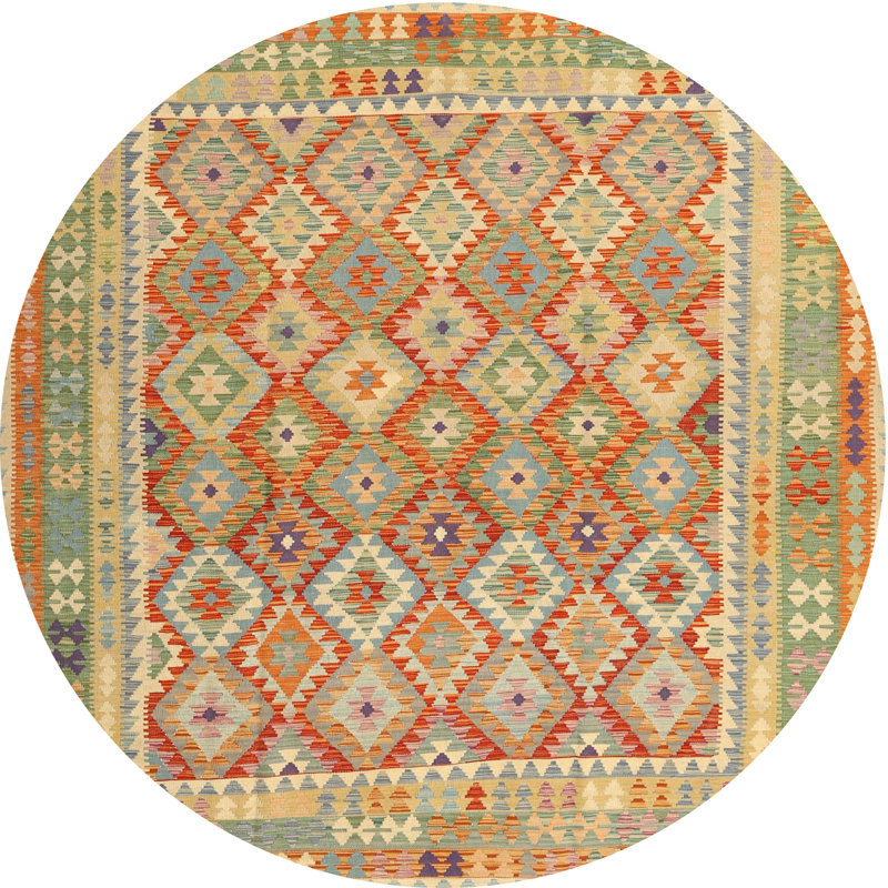 Southwestern Indoor Rug, Round 3'