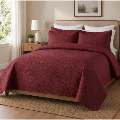 All‑Season Floral Quilt Bedspread