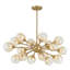 Lustre 18 lumières Matisse en laiton-1486406853