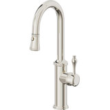 Davoli Pull-Down Prep/Bar Faucet with Button Sprayer