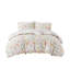 Housse de couette simple en coton avec motifs floraux et jungle