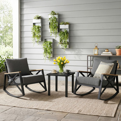 3 Piece Rocking Chair Set