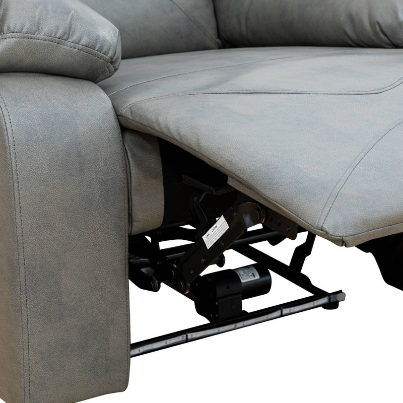 Jefford 40.5" Breathing Leather Power Recliner
