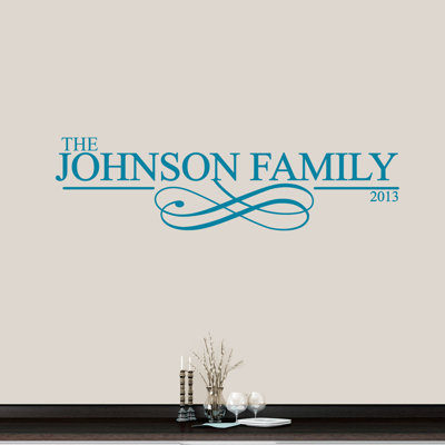 Text & Numbers Wall Decal