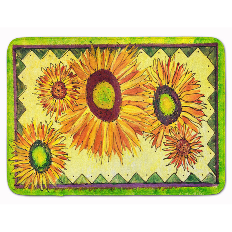 Tapis pour salle de bain Lexi Sunflowers