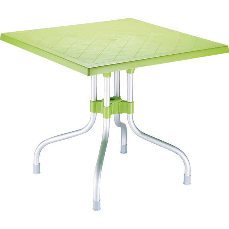 Table bistro en plastique / résine, Vert pomme