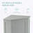 Triangle Corner Storage Cabinet with Adjustable Shelf-688425240