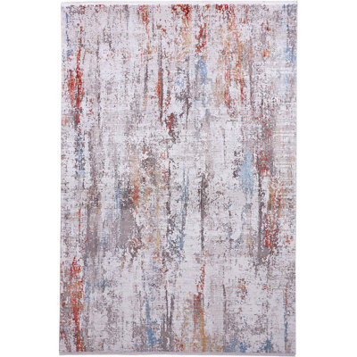 Viscose Abstract Indoor Rug