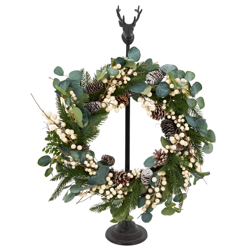 Faux Mixed Assortment Polyester 26'' Wreath