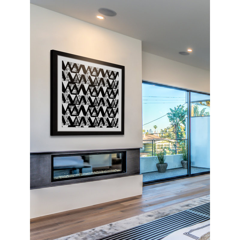 Single Picture Frame Print, 51 x 51cm, Black