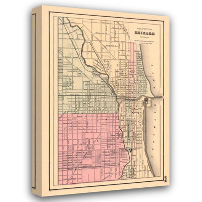 Historic City Map of Chicago
