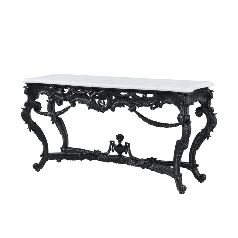 Spencer London 74'' W Marble Console Table