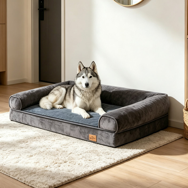 Hundebett Dog Beds Bolster Cushion, 20cm H x 120cm W x 90cm D