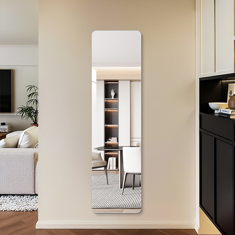 Miroir pleine grandeur sans cadre, 56 po x 15 po