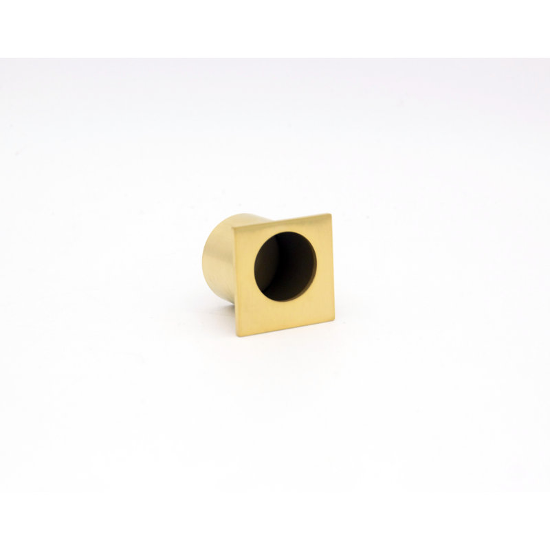 Quincaillerie pour porte à gousset - Intimité avec poignées, Laiton satiné