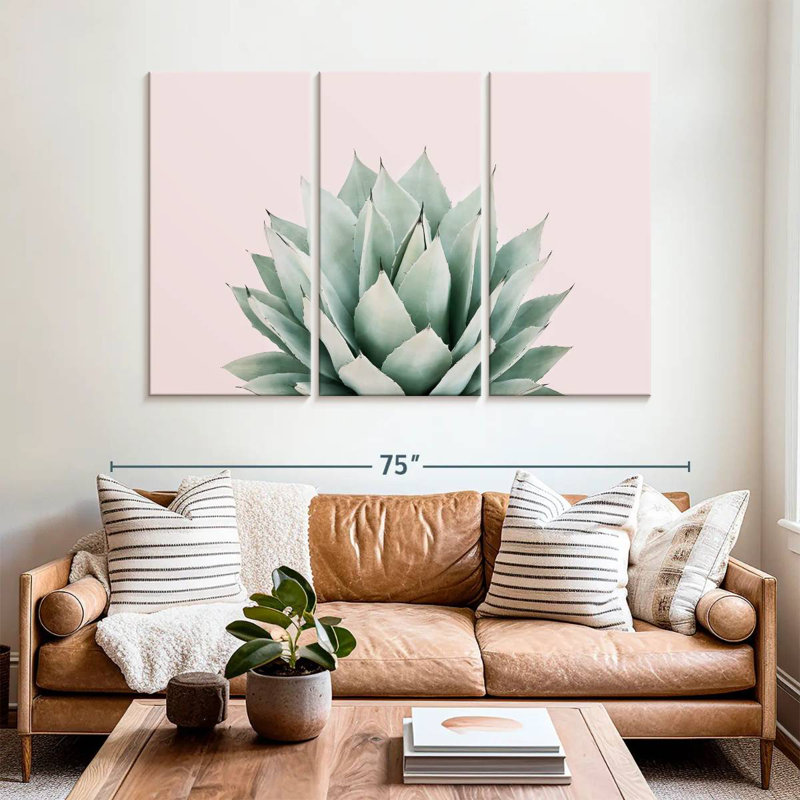 Harnek Blush Agave, 24" H x 38" W