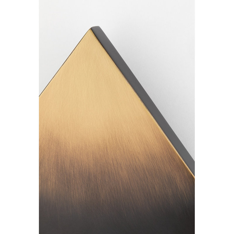 Plafonnier encastré 1 lumière Walden, Dégradé de laiton