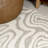 Eryx Modern Bohemian Abstract Organic Reversible Machine-Washable Gray/Cream Indoor/Outdoor Rug-1052604209