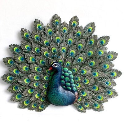 Peacock Metal Wall Decor