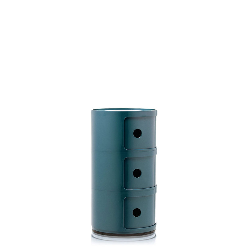 Componibili Round Modular Stacking Units, Blue, 3