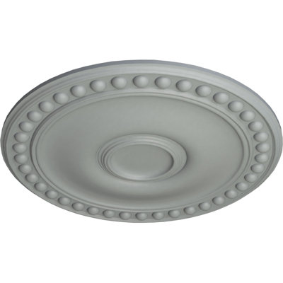 Médaillon de plafond de 19 1/8 po x P 1 po (convient aux auvents jusqu'à 5 5/8 po)