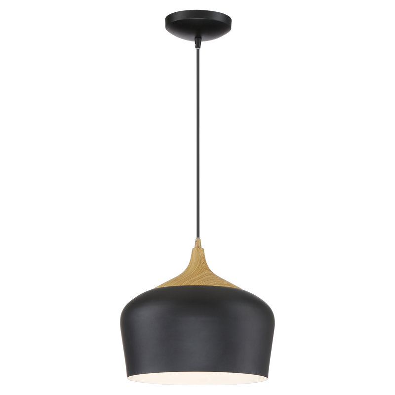 Gagne 1 - Light Single Pendant, Black, Yes
