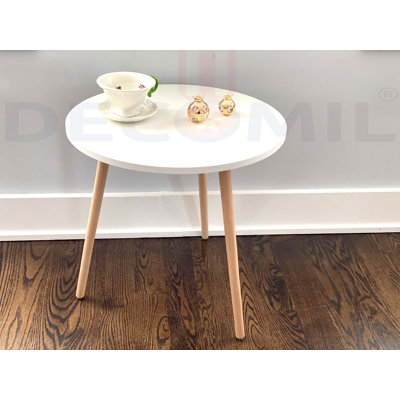 Cheryse Solid Wood End Table by George Oliver