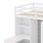Lit mezzanine avec garde-robe, bureau et tablettes-1175810892