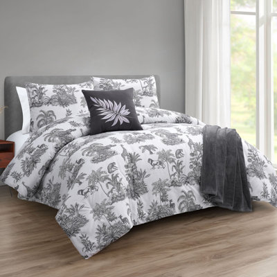 Ensemble d'édredon 5 pièces Toile Safari