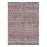 Rug & Kilim’S Modern Rug In Brown With Blue Geometric Patterns