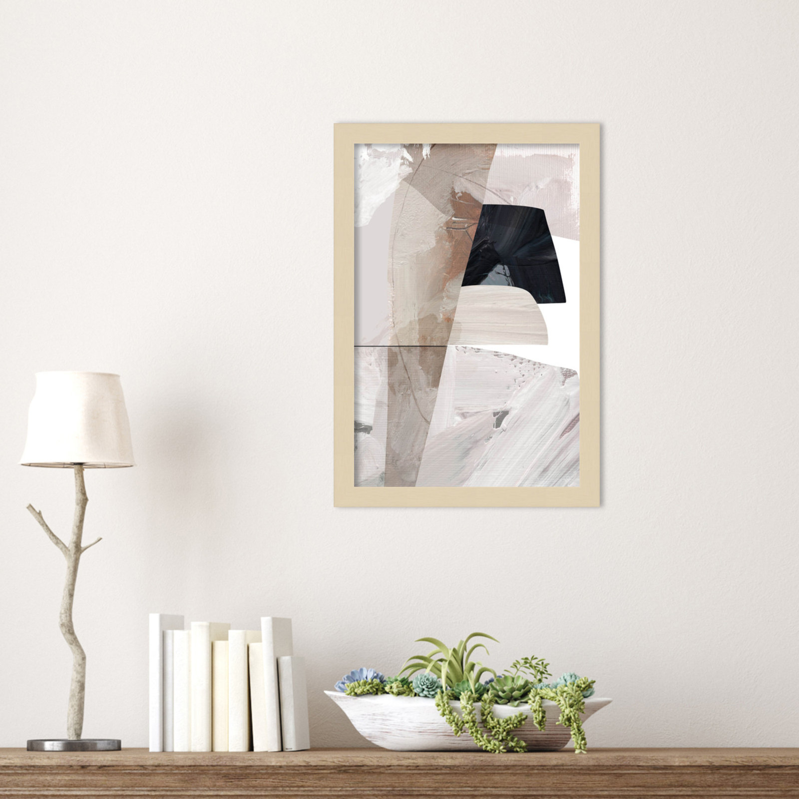 Peleg "Caves" Print by Dan Hobday, Brown, 17" H x 12" W