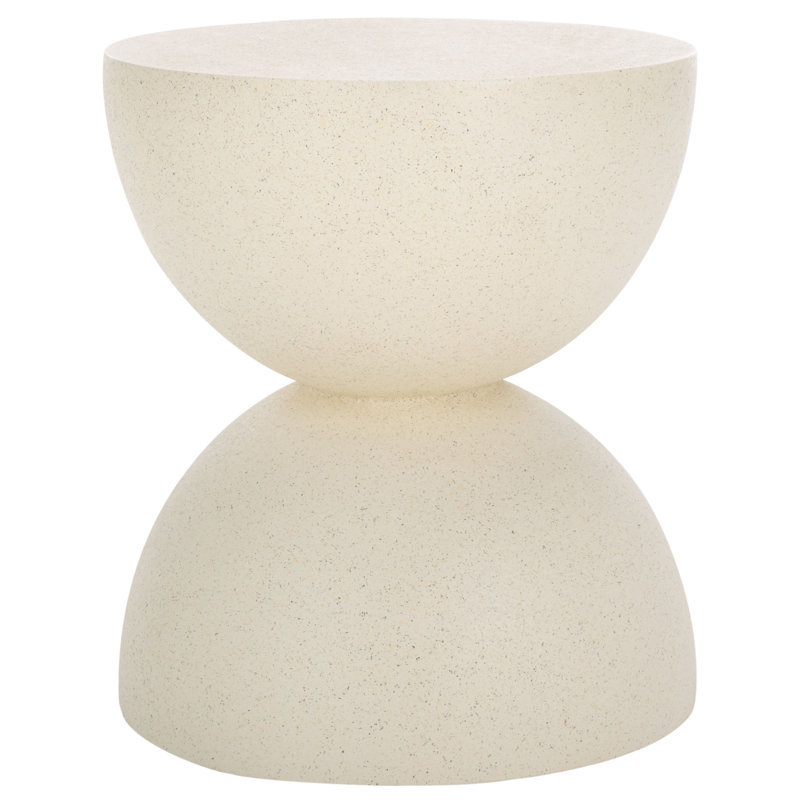 Table d'appoint Sijka, Blanc