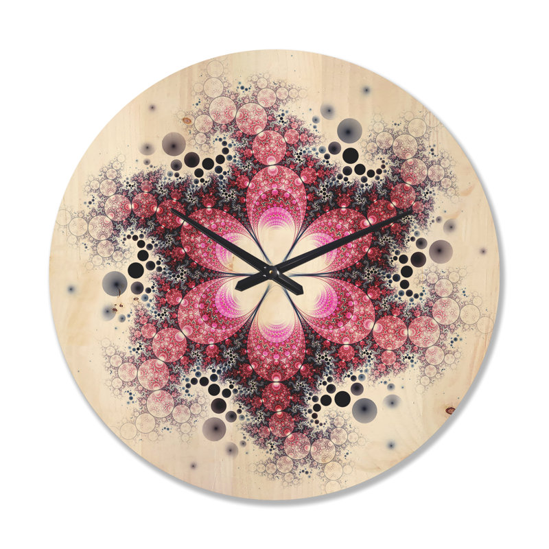 Horloge murale violette, Grand
