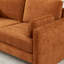 Petit canapé Modern Modern de 58,66 po, causeuse de style Mid-Century en chenille avec coussins de dossier et canapé d'appoint
