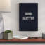 Reproduction d’art textuel sur toile tendue « Mind Matter »-32784375