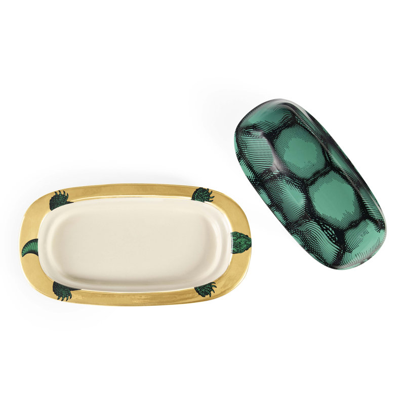 Sirena Stoneware Butter Dish
