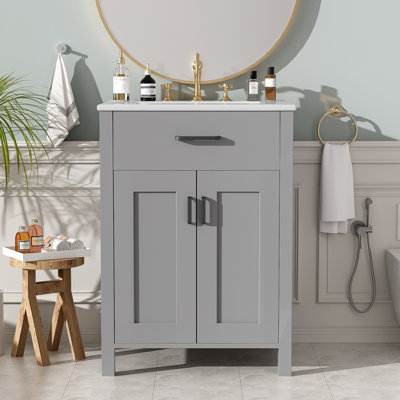 Ensemble de meuble-lavabo simple 24,2 po Fabeha