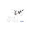 Concrete Mount Handrail Bracket with Square Rose and Flat Plate-70705659