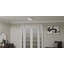 Diaja 2-Light Textured White Flush Mount Light