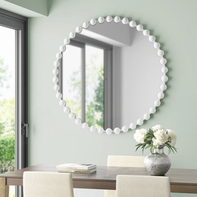 Miroir mural rond P 36 po