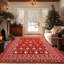 Tapis de Noël cerf rouge antidérapant lavable-66208802