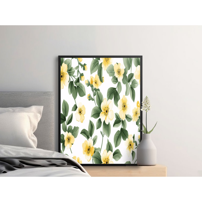 Floral Botanical Matte Poster, 11.7x16.5