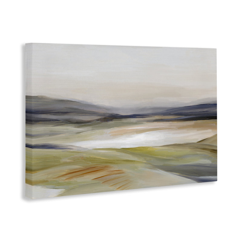 Toile «Fading Tranquil Horizon», conception par Hannah Dawson, H 16 po x l 24 po