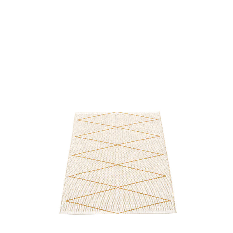 Max Geometric Area Rug in Ochre/White, Rectangle 2'3 x 3'3"