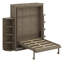 Lit escamotable avec armoire murale cachée-512353320