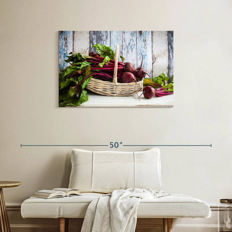 Yarlin Beetroot, 24" H x 36" W