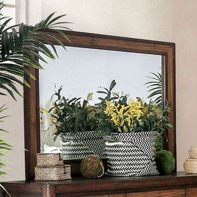 Lyerly Wood Convex Wall Mirror