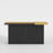 77.3"W Double Side Modern Kitchen Island With Storage Cabinets